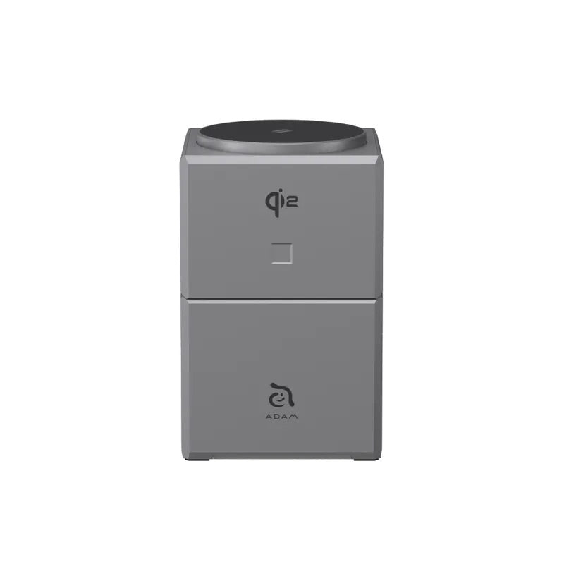 Adam Elements Mag Qube Qi2 3-in-1 Intelligent Charging Station - Titanium