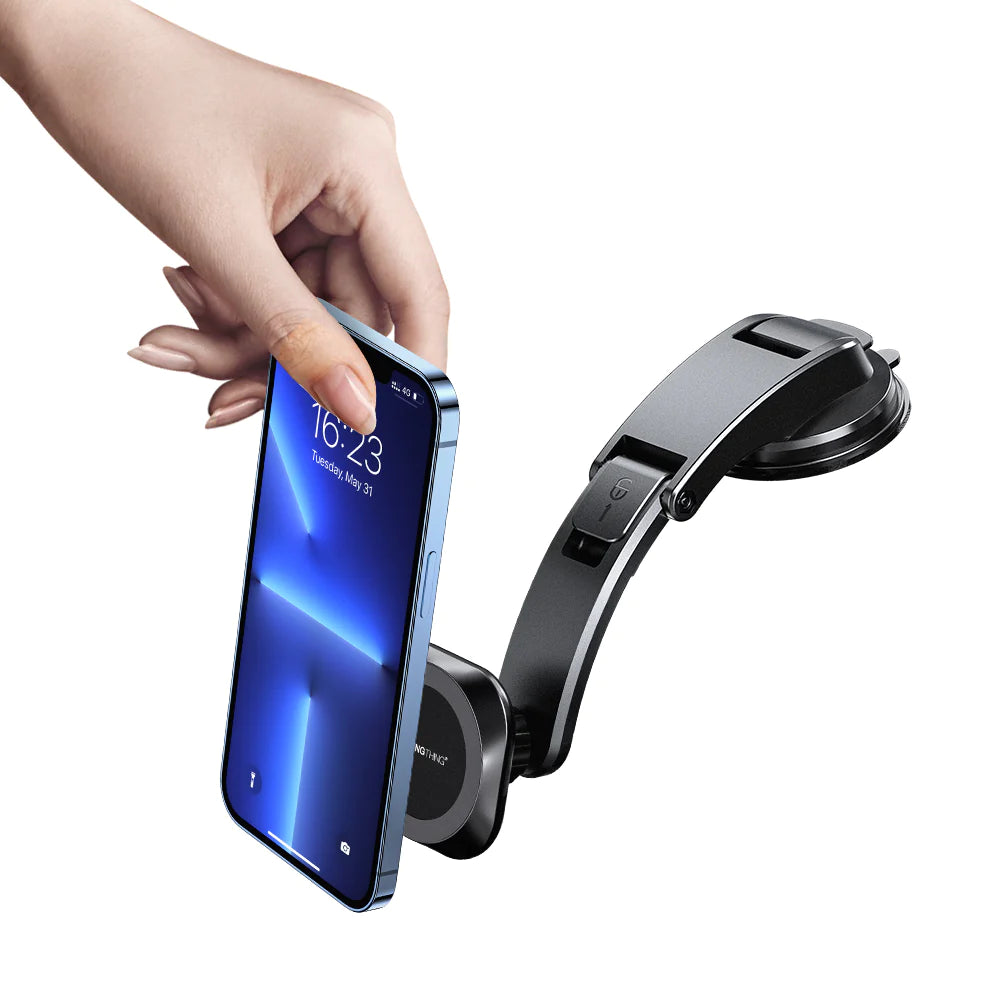 Amazing Thing 15W Speed Max Magnetic Wireless Car Charger with Gooseneck Design