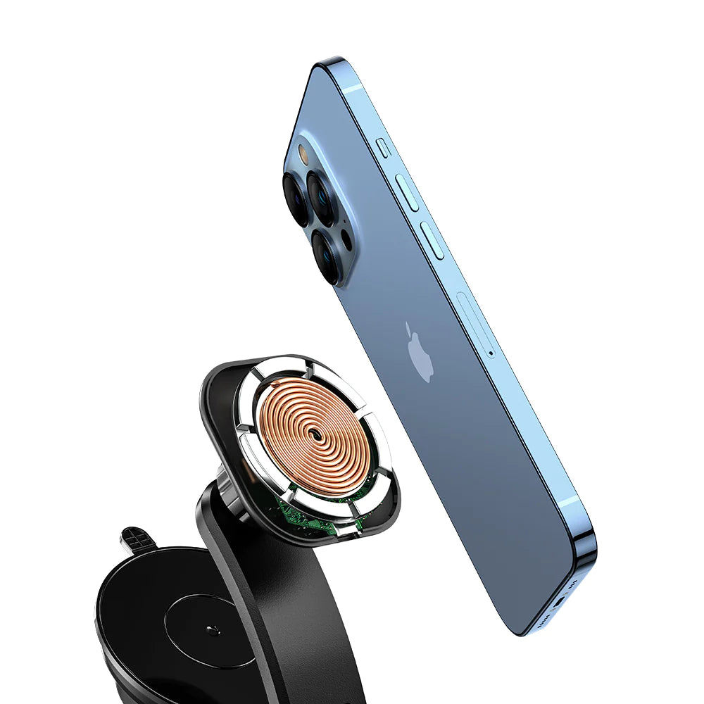 Amazing Thing 15W Speed Max Magnetic Wireless Car Charger with Gooseneck Design