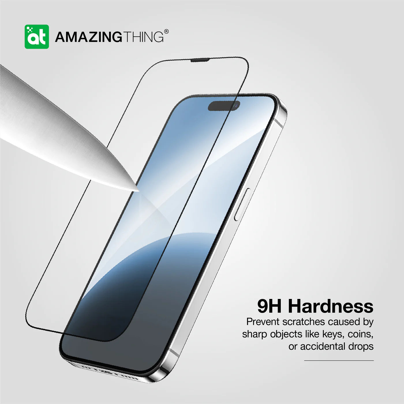 AmazingThing Titan Full Tempered Glass for iPhone 15 Series