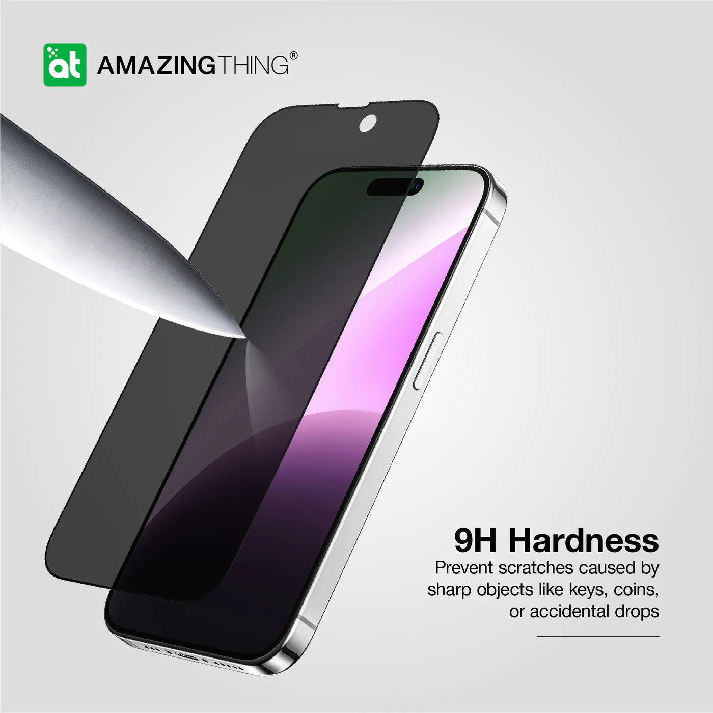 AmazingThing Radix Privacy Tempered Glass for iPhone 15 Series