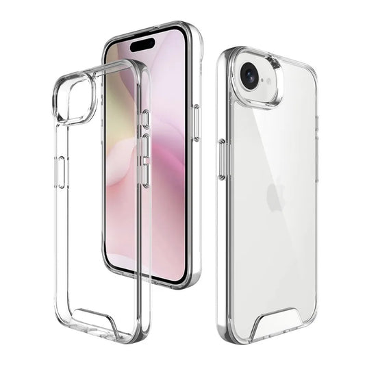 Jinya Crystal Protecting Case for iPhone 16e - Clear