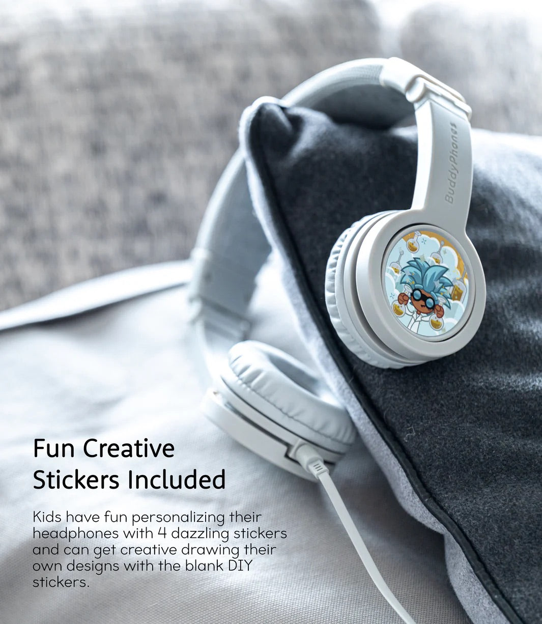 ONANOFF BuddyPhones Explore+ Over Ear Headphone - Deep Blue
