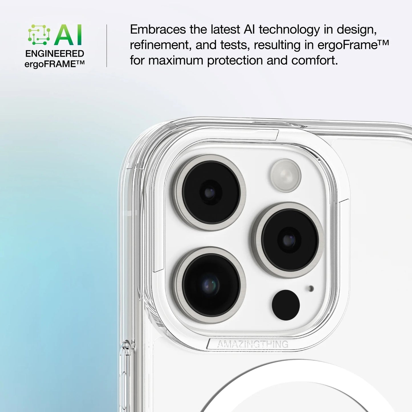 AmazingThing Minimal Magnetic Drop Proof Case for iPhone 16 Series