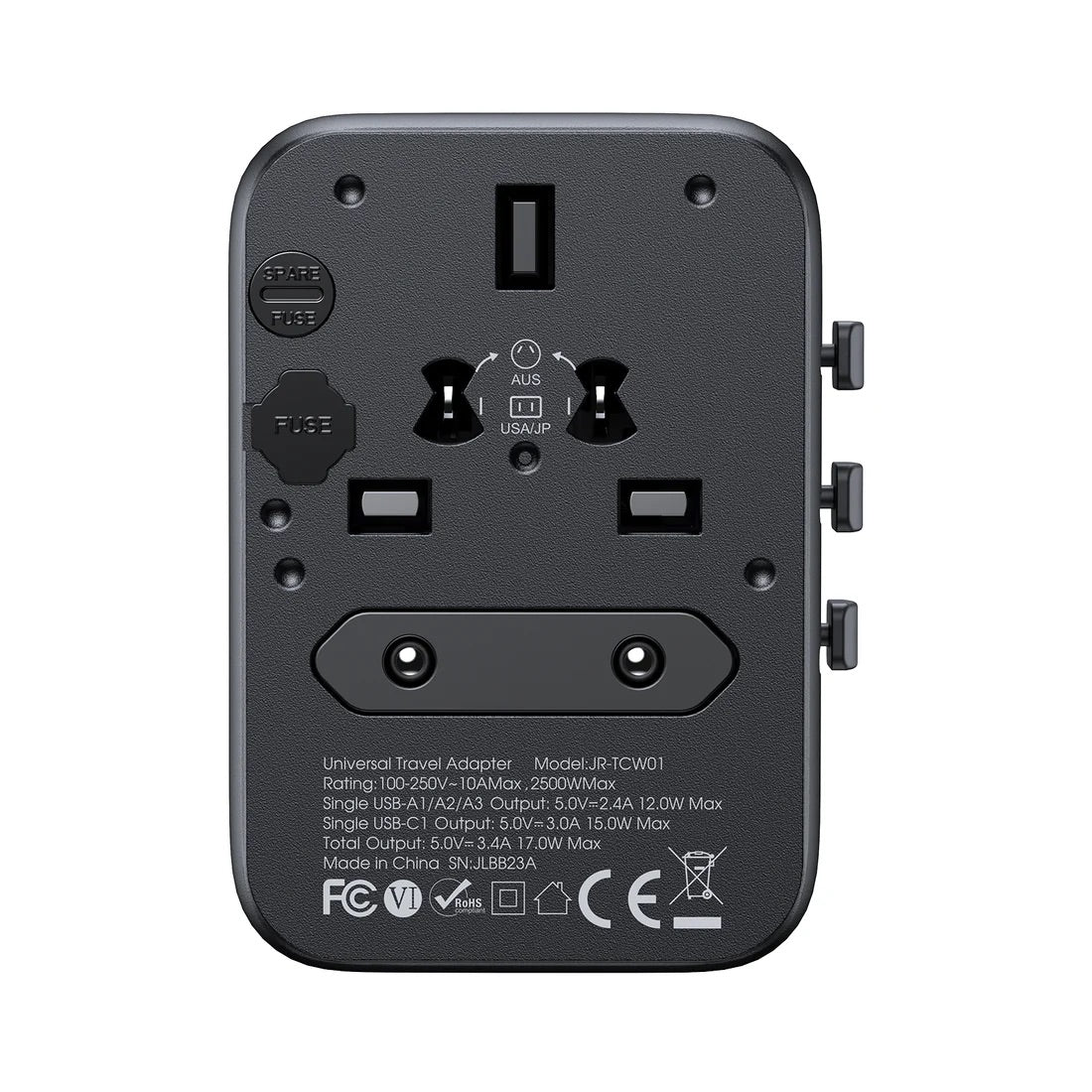 Joyroom JR-TCW01 17W Universal Travel Adapter