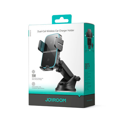 Joyroom JR-ZS246S 15W Dual Coil Wireless Car Mount