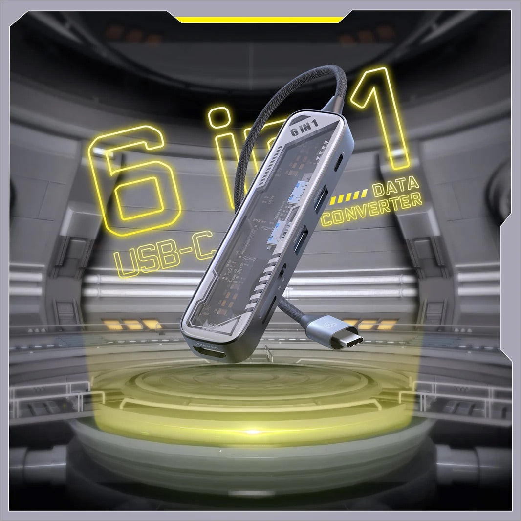 Micropack MDC-N6T Expand 6 USB-C 6 in 1 Data Converter