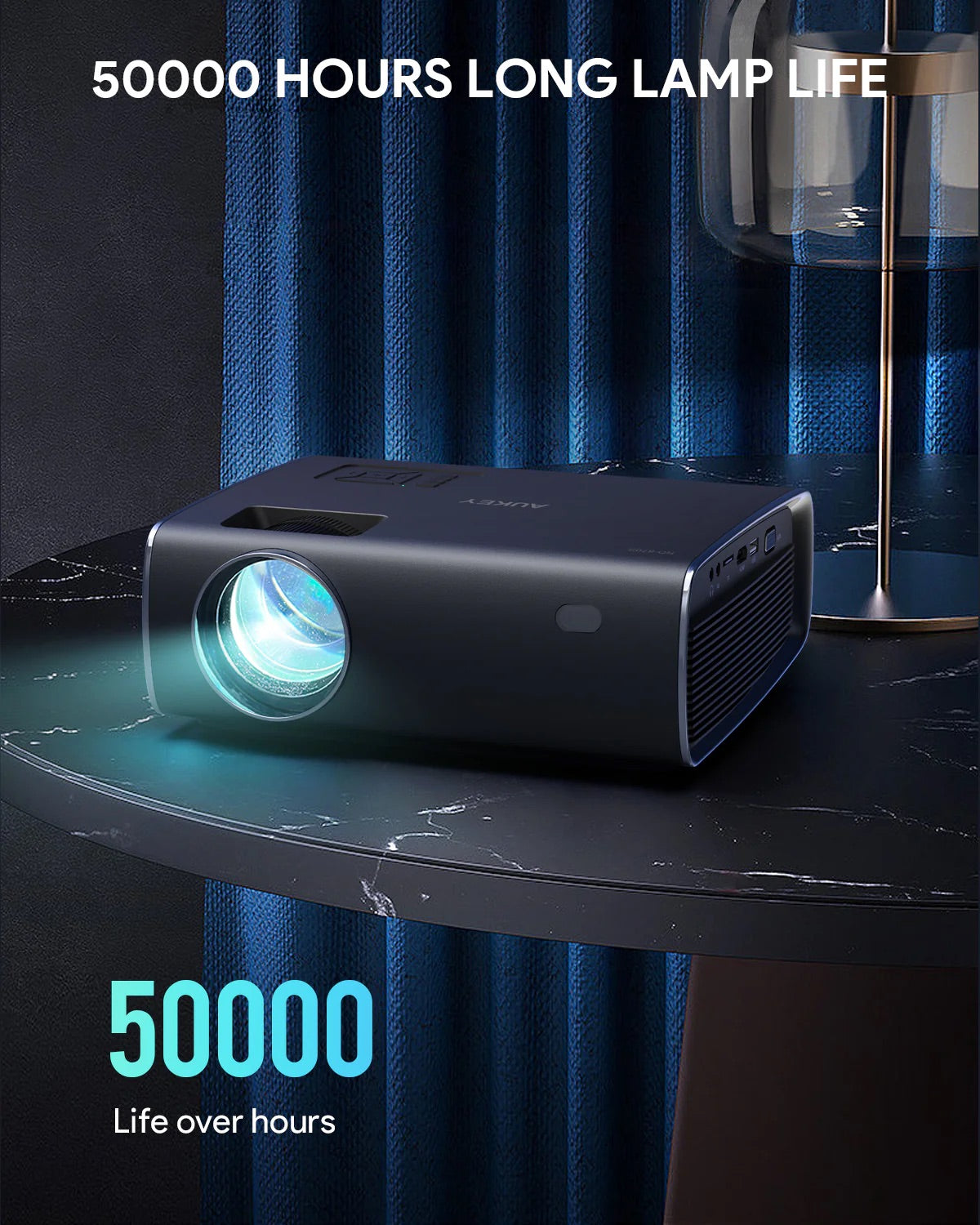 Aukey RD-870S Cinex S Lite Full HD 1080P Wi-Fi LED Projector