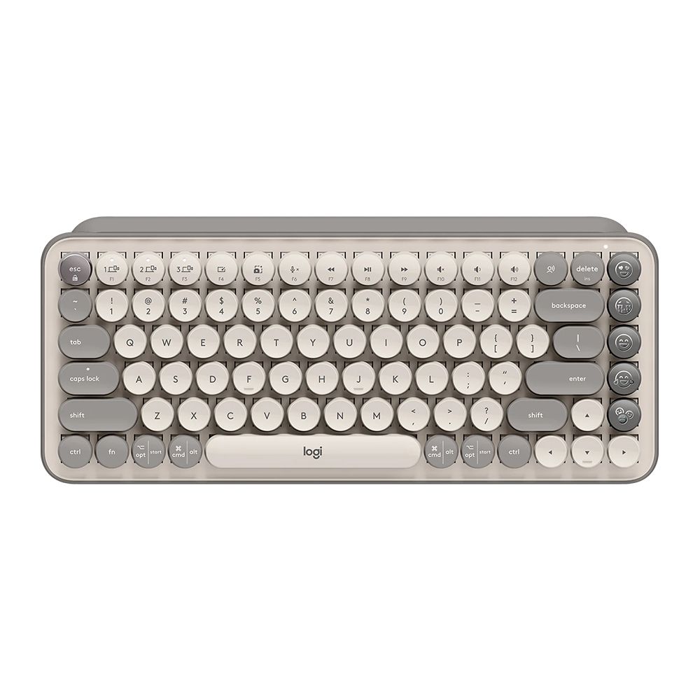 Logitech POP Keys Wireless Mechanical Keyboard with Customizable Emoji Keys