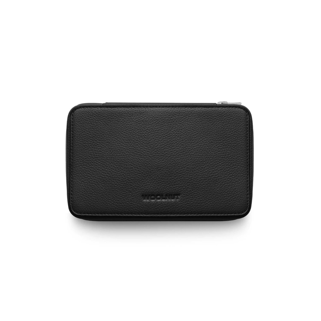 Woolnut Leather Tech Organizer - Black