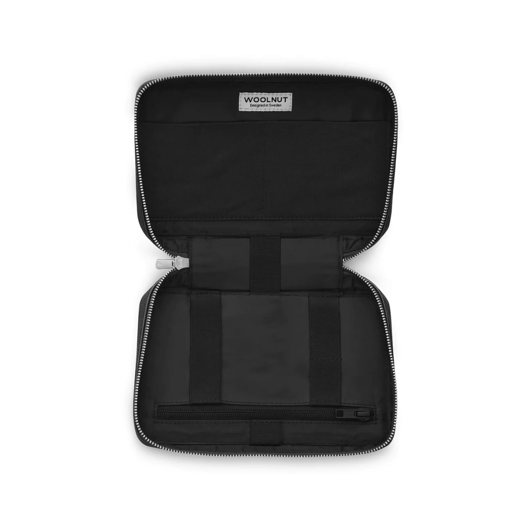 Woolnut Leather Tech Organizer - Black