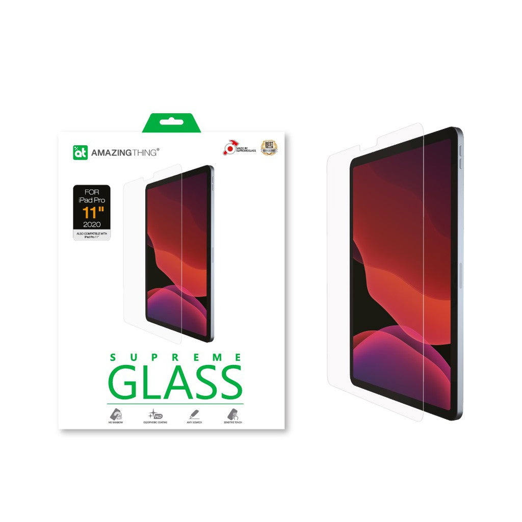 AmazingThing Supreme Tempered Glass for iPads - Clear