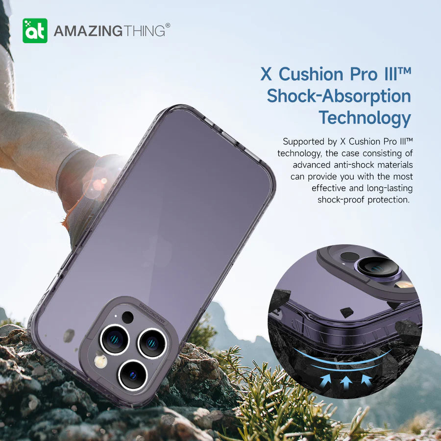 AmazingThing Titan Pro Drop Proof Case Defendedge III Lens Protective Frame for iPhone 14 Series