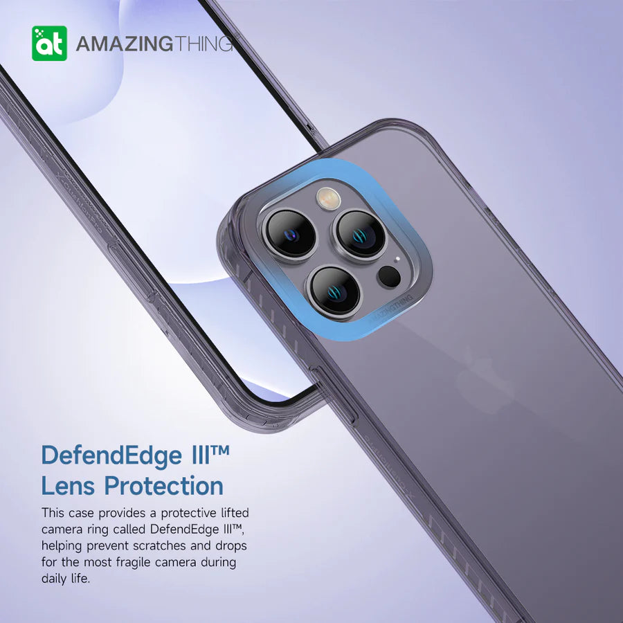 AmazingThing Titan Pro Drop Proof Case Defendedge III Lens Protective Frame for iPhone 14 Series