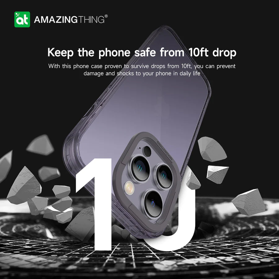 AmazingThing Titan Pro Drop Proof Case Defendedge III Lens Protective Frame for iPhone 14 Series