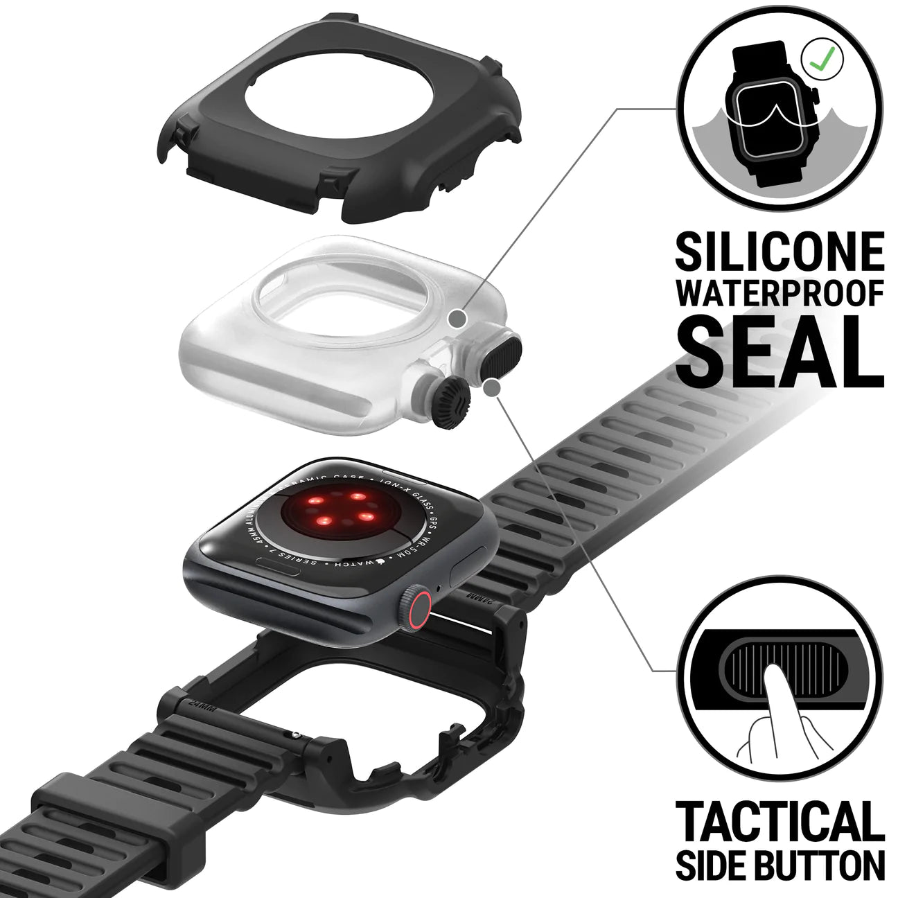 Catalyst Total Protection Case for Apple Watch Series 7