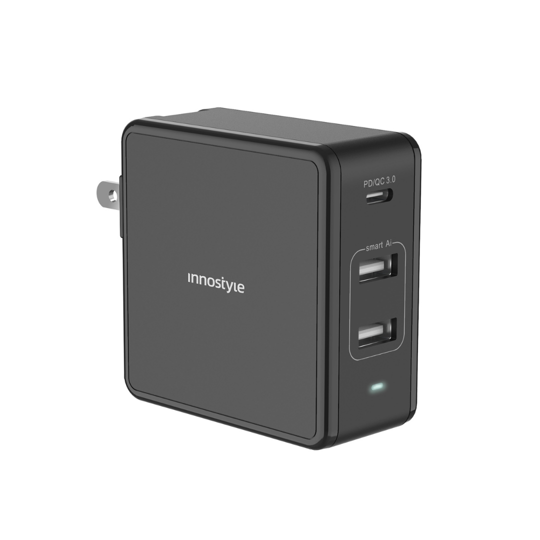 INNOSTYLE GoMax Plus 3-port PD/Smart AI USB-C Charger 73W