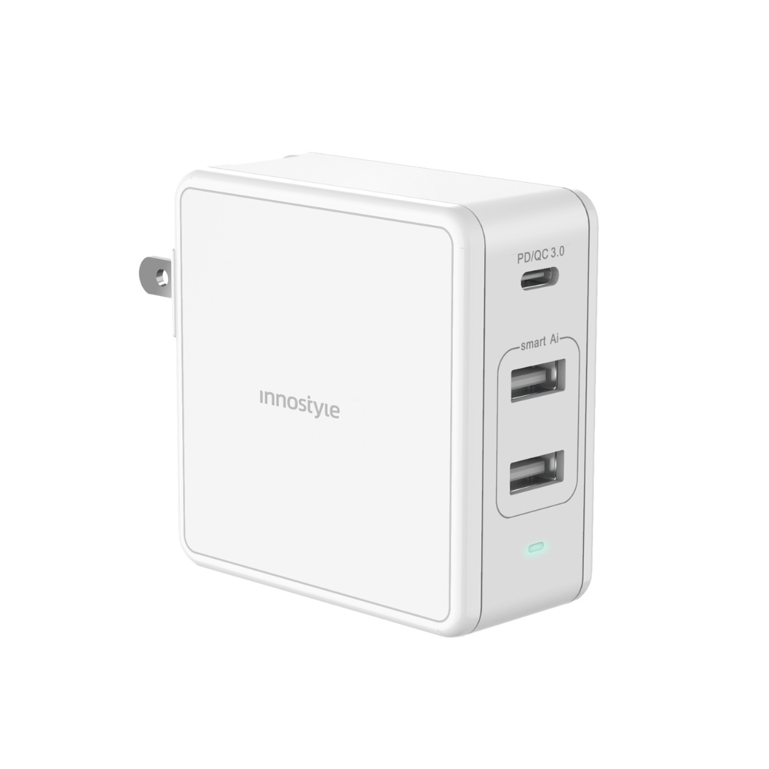 INNOSTYLE GoMax Plus 3-port PD/Smart AI USB-C Charger 73W