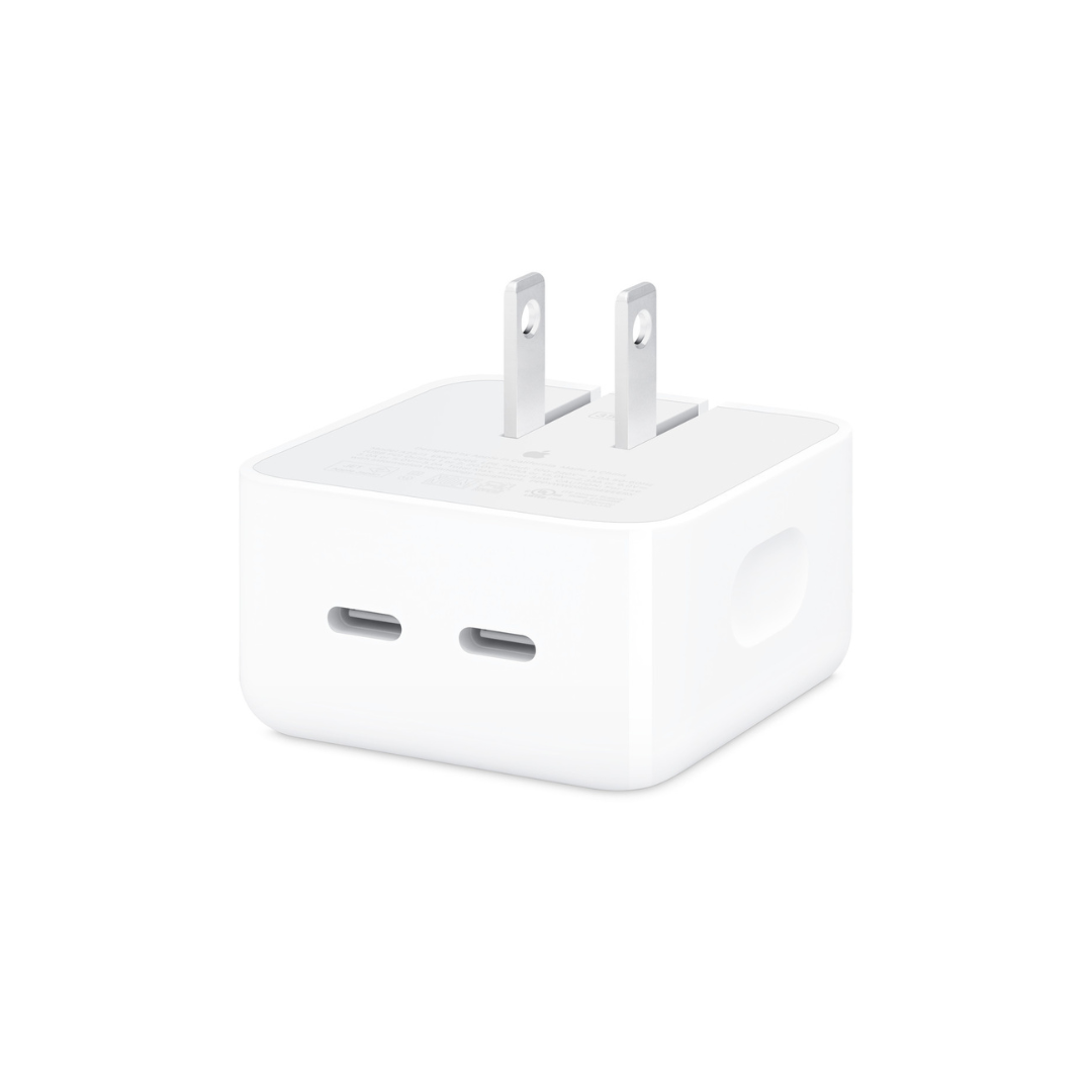 Apple 35W Dual USB-C Port Compact Power Adapter