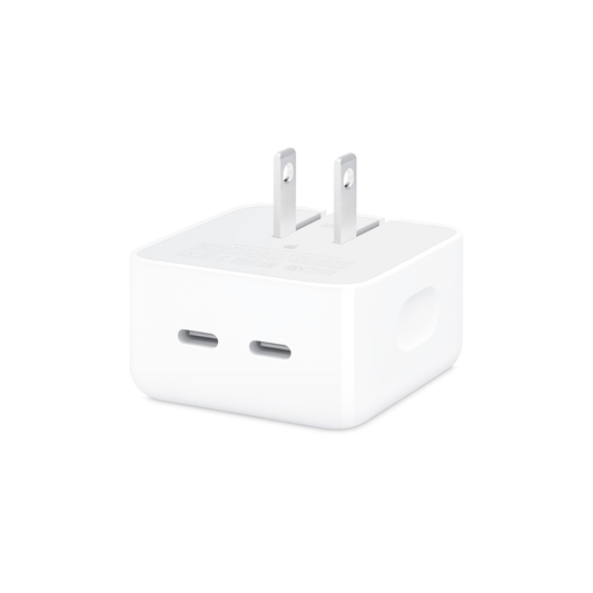 Apple 35W Dual USB-C Port Compact Power Adapter