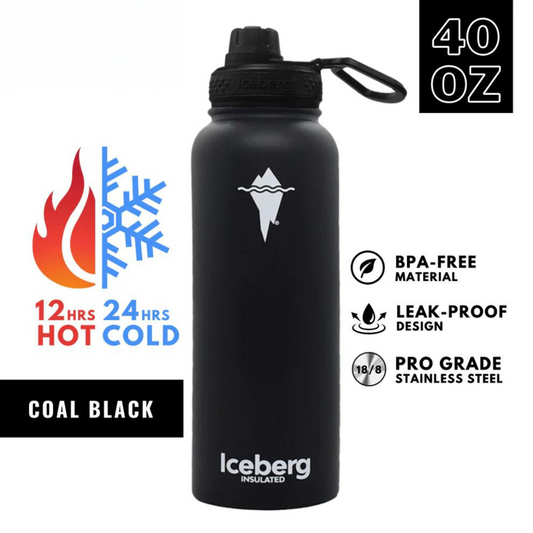 Iceberg Insulated 40oz Series with Sports Lid