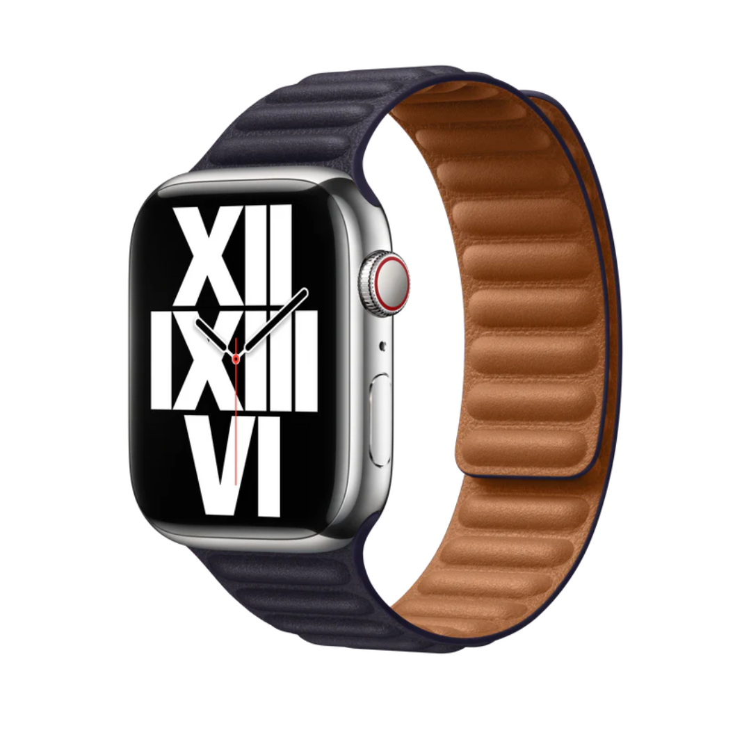 Apple Watch Leather Link - Ink
