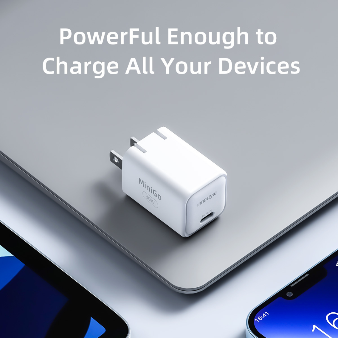 INNOSTYLE MiniGo 30W GaN PD Charger - White