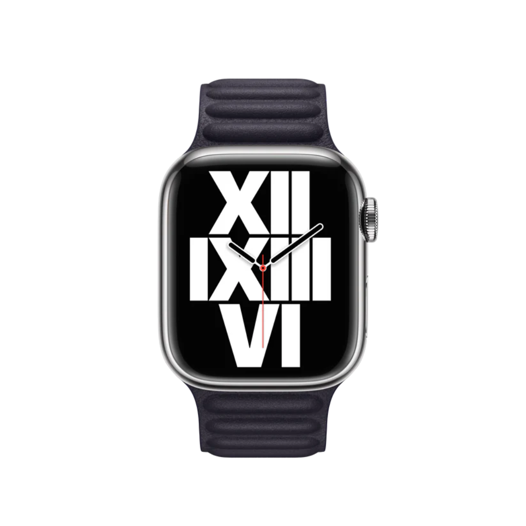 Apple Watch Leather Link - Ink
