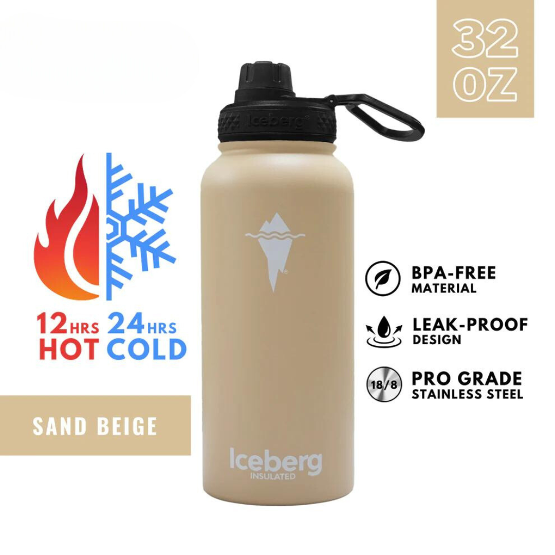 Iceberg Insulated 32oz Series with Sports Lid