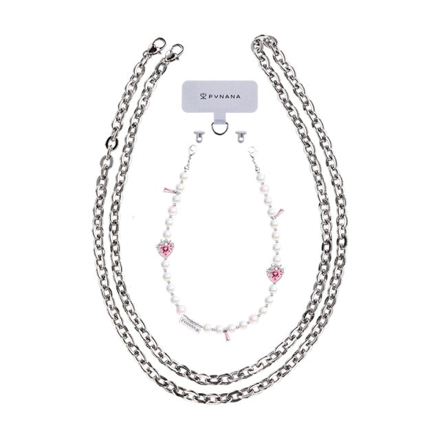 PYNANA PN-TXMM Sweet Berry Series Pearl Phone Chain