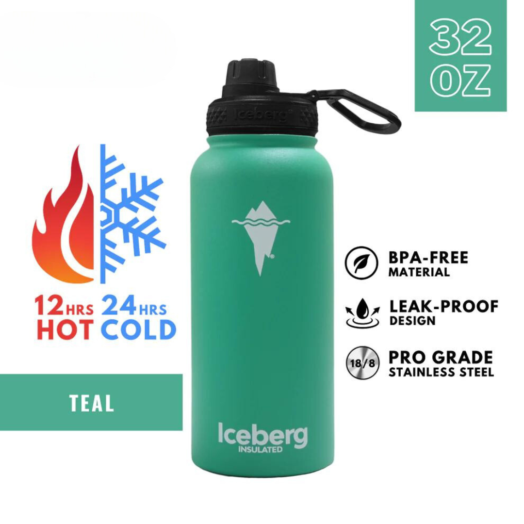 Iceberg Insulated 32oz Series with Sports Lid