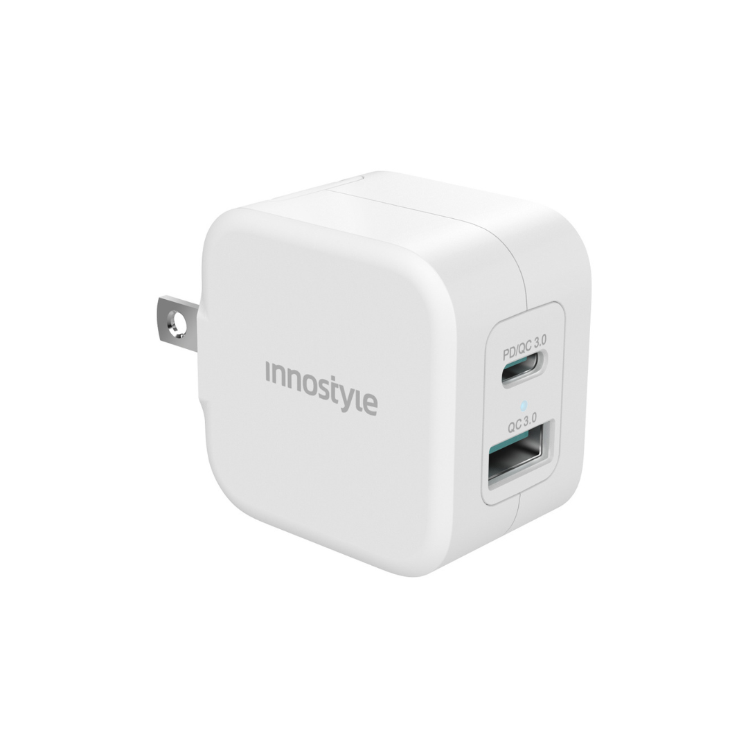 INNOSTYLE MiniGo Pro III 20W Dual-port PD Charger - White