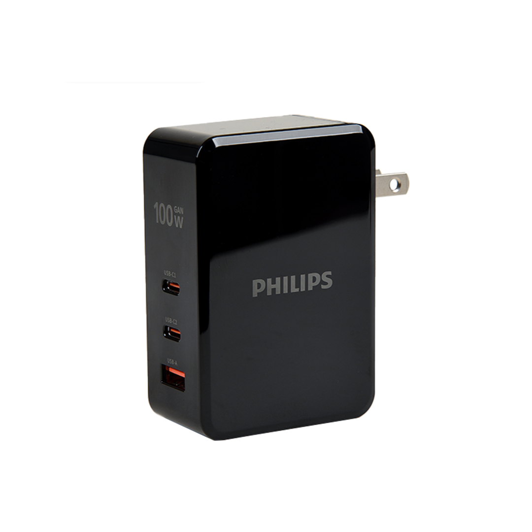 Philips DLP9710CB/70 100W 3-Port Wall Charger