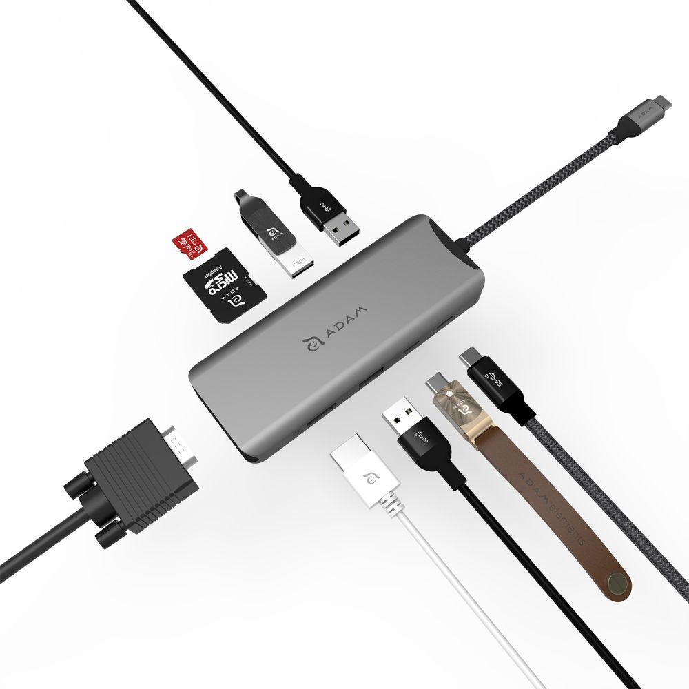 Adam Elements Casa Hub A09 USB-C 9-in-1 Adapter