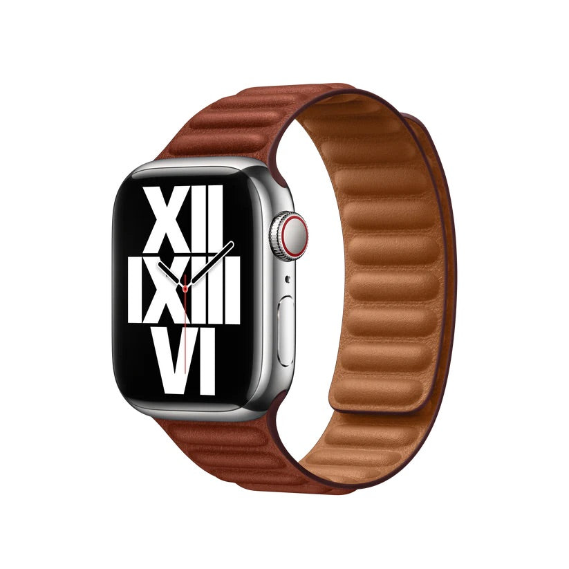 Apple Watch Leather Link - Umber