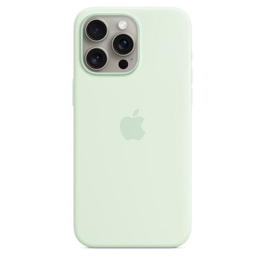 Apple Silicone Case with MagSafe 15 Series - Soft Mint