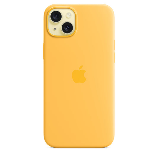 Apple Silicone Case with MagSafe for 15 Series - Sunshine