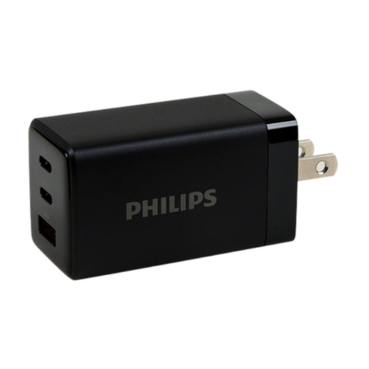 Philips DLP6333CB/74 65W 3-Port Wall Charger - Black