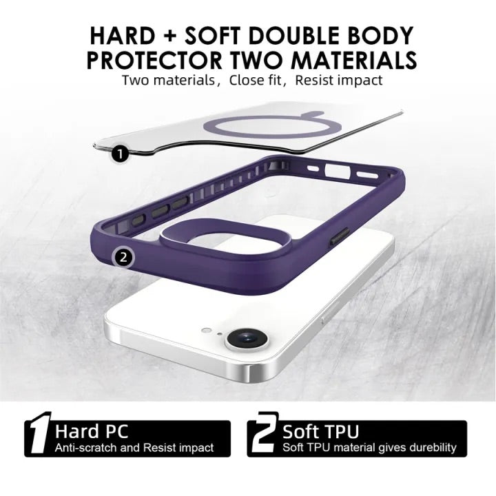 Jinya XPRO Protecting Case for iPhone 16e - Black