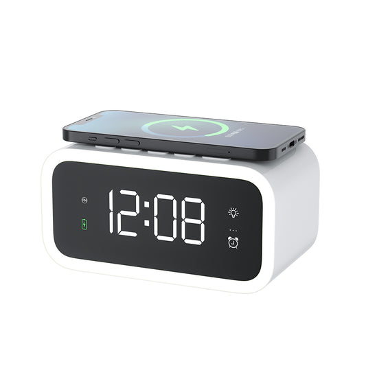 TF YC805 Alarm Clock with 15W Fast Wireless Charging