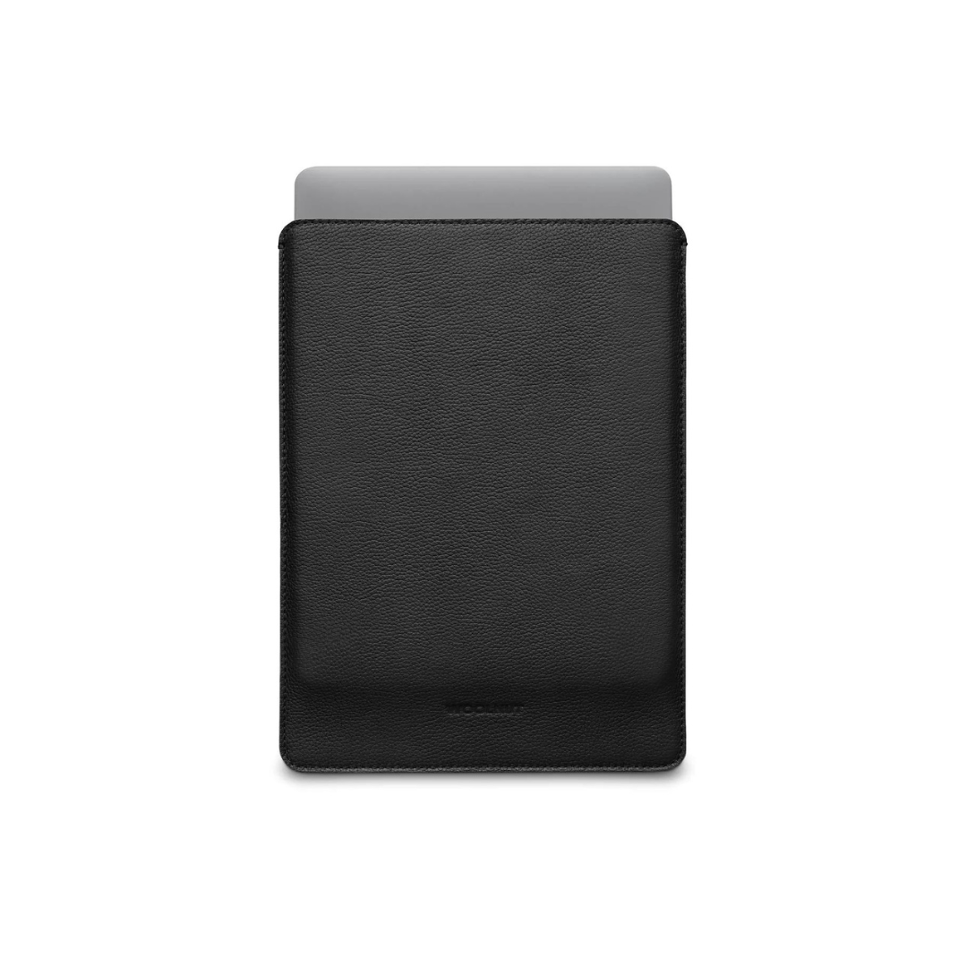 Woolnut Leather Sleeve for MacBook Pro - Black