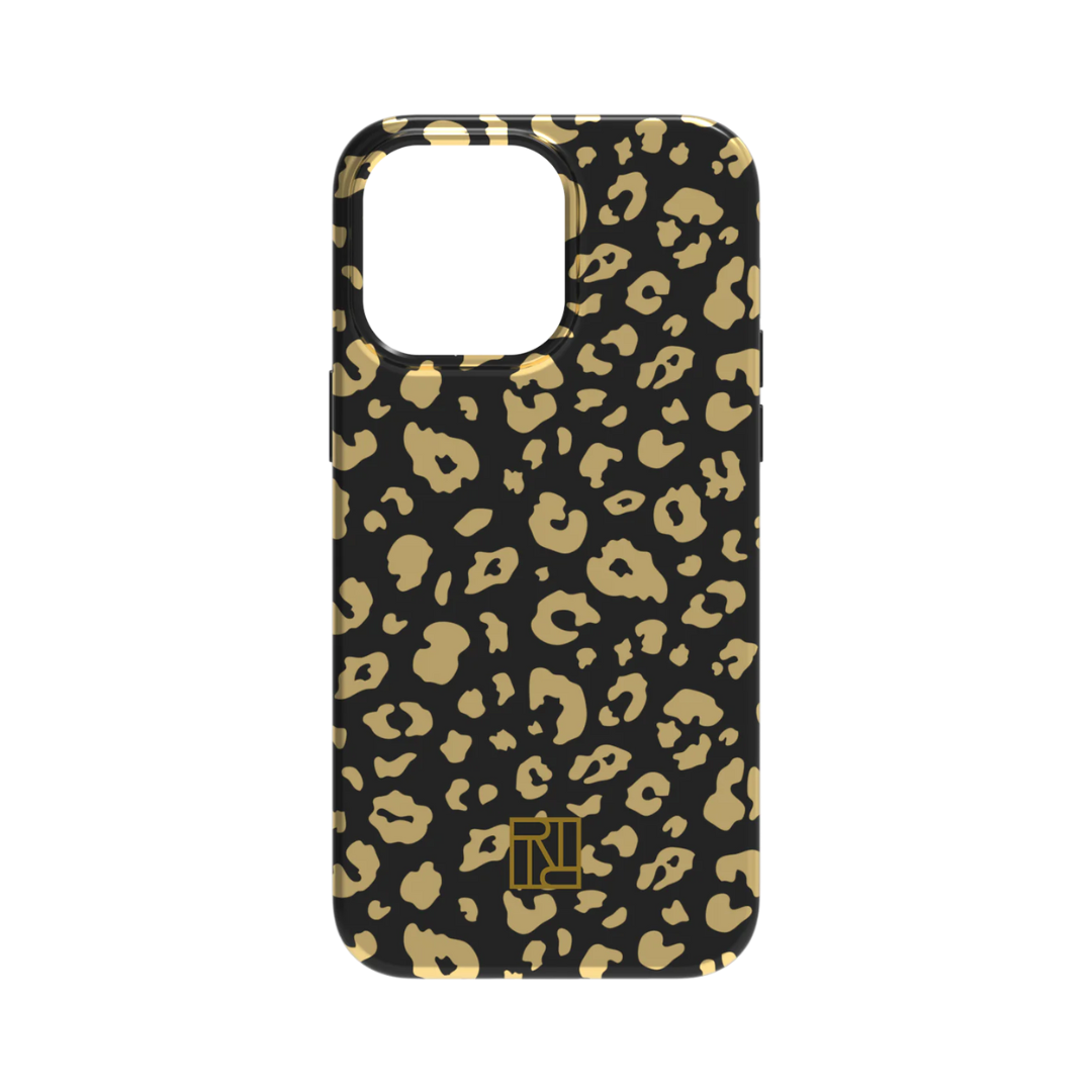 Richmond & Finch Case for iPhone 14 Series - Gold Leopard