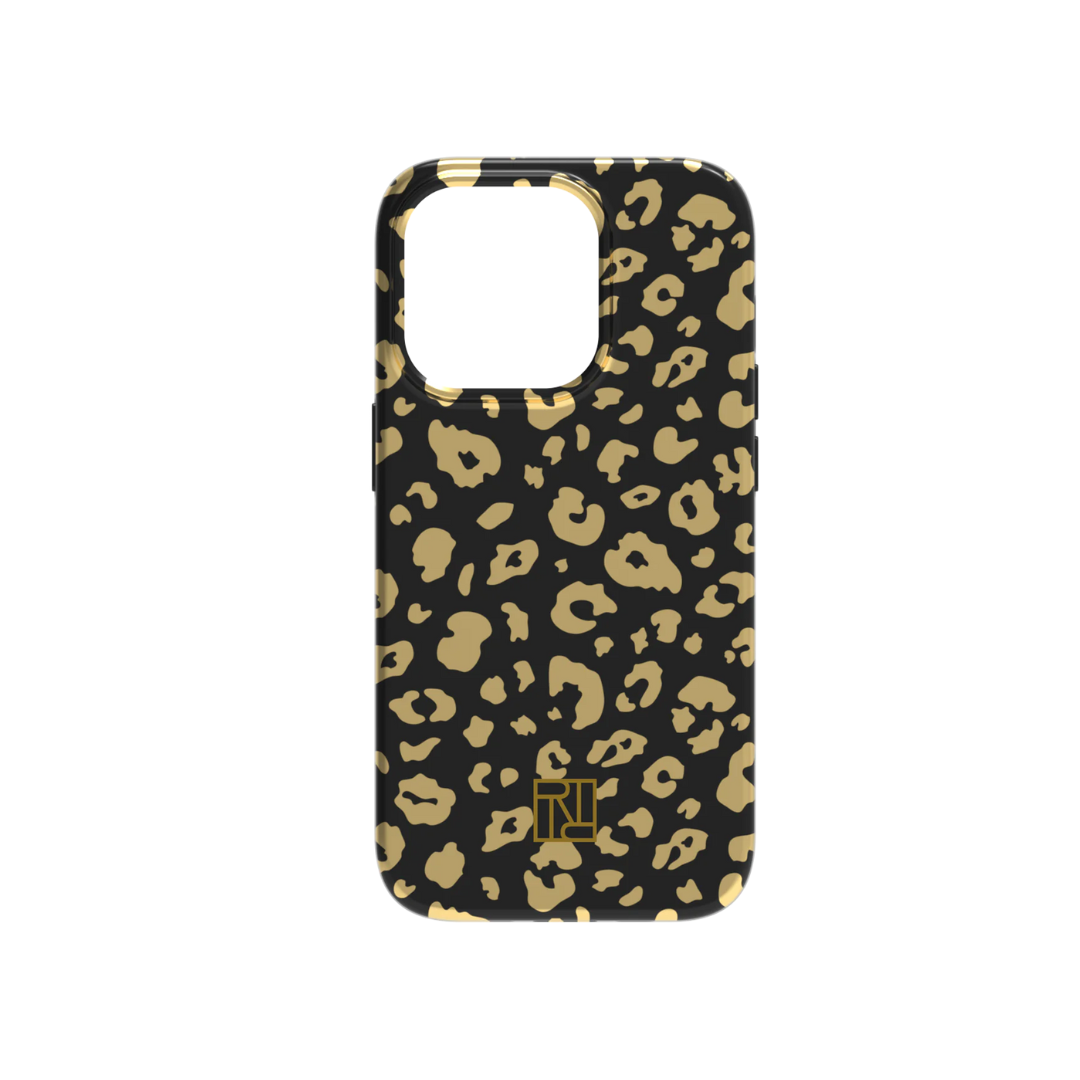 Richmond & Finch Case for iPhone 14 Series - Gold Leopard