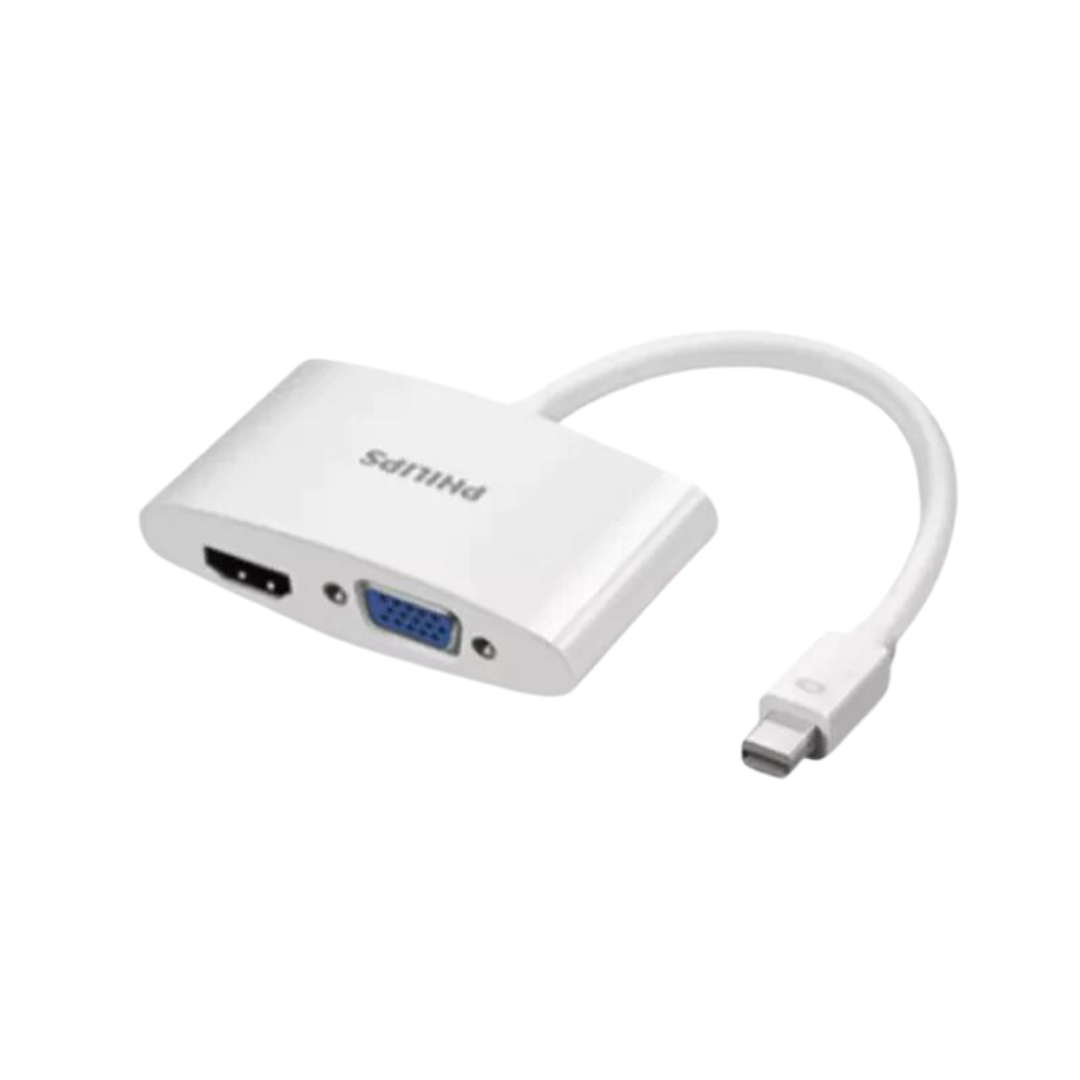 Philips Mini Displayport to 4KHDMI & 1080p VGA Adapter