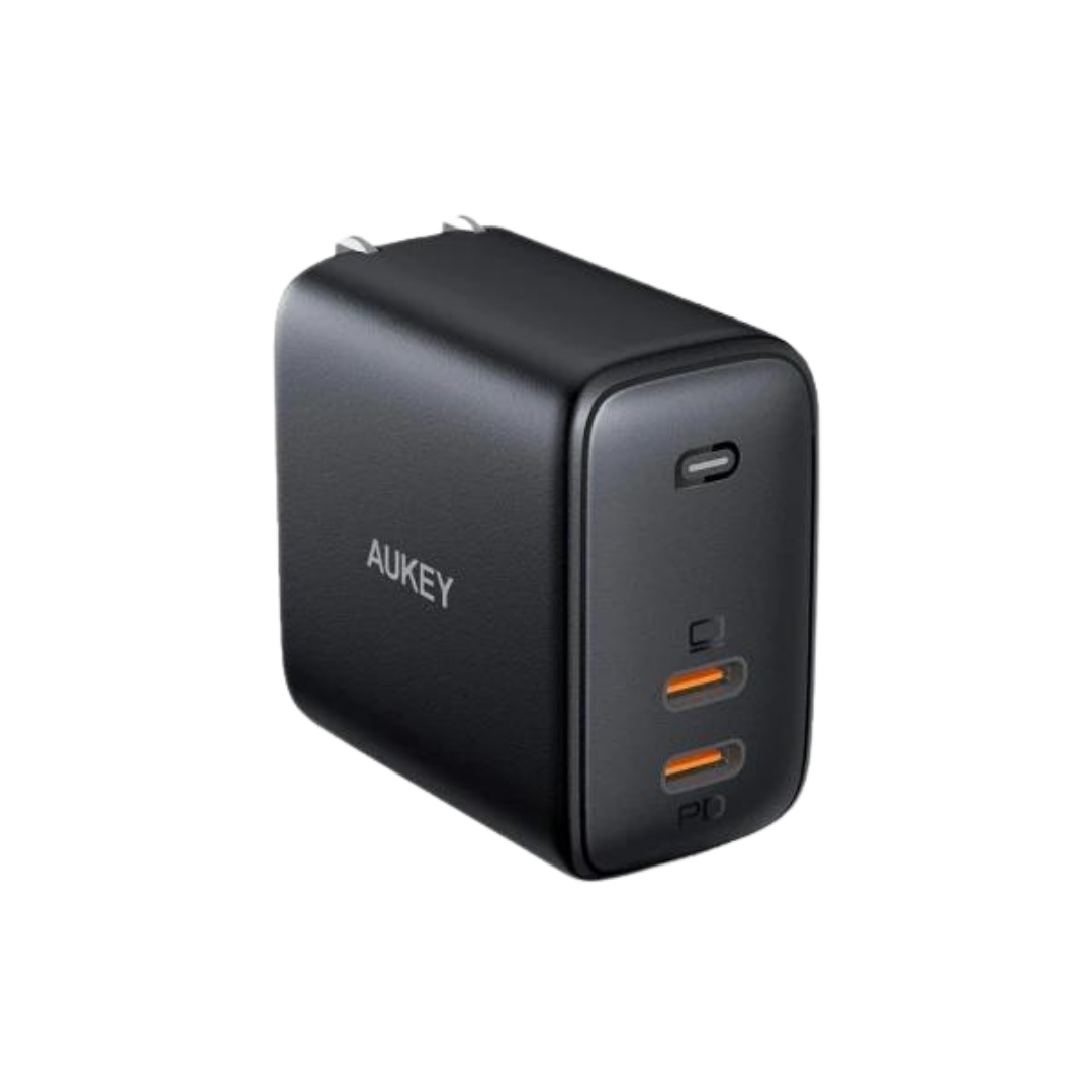 Aukey PA-B4 Omnia Duo 65W Dual Port USB-C PD Gan Wall Charger