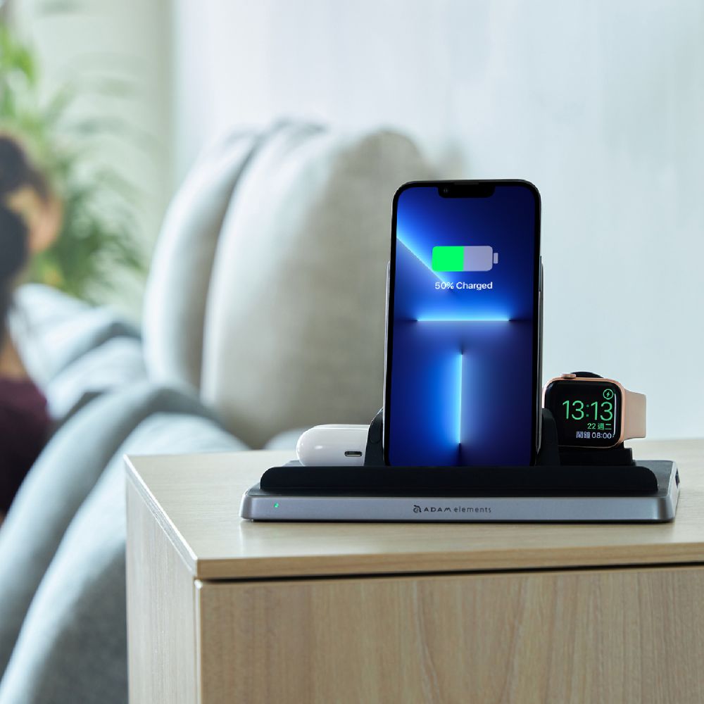 Adam Elements Omnia Q5 5-in-1 Wireless Charging Station