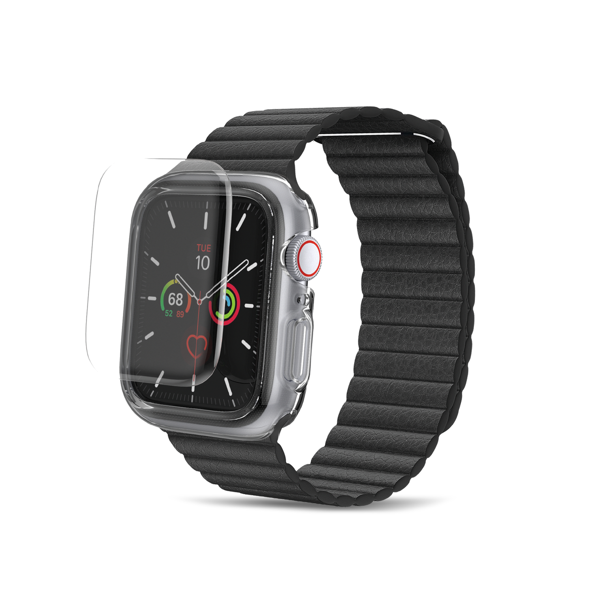 AmazingThing Outre Drop Proof Case for Apple Watch Series 6 and SE - Clear