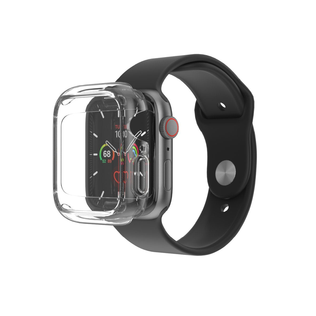 AmazingThing Outre Drop Proof Case for Apple Watch Series 6 and SE - Clear