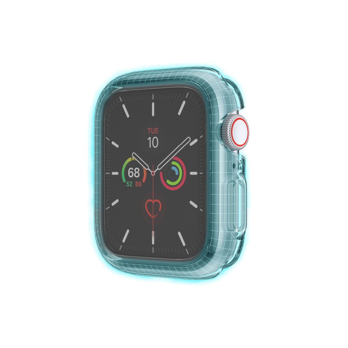 AmazingThing Outre Drop Proof Case for Apple Watch Series 6 and SE - Clear