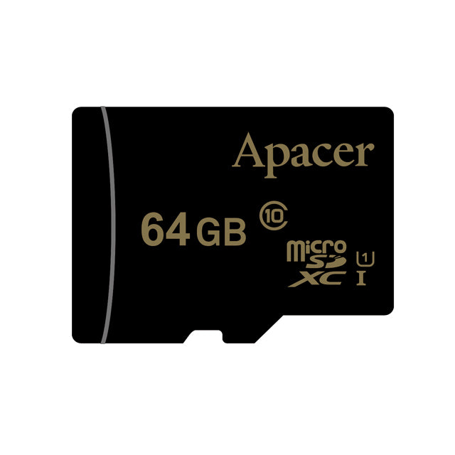 Apacer MicroSDHC Card UHS-1 Class 10 with Adapter - 64GB